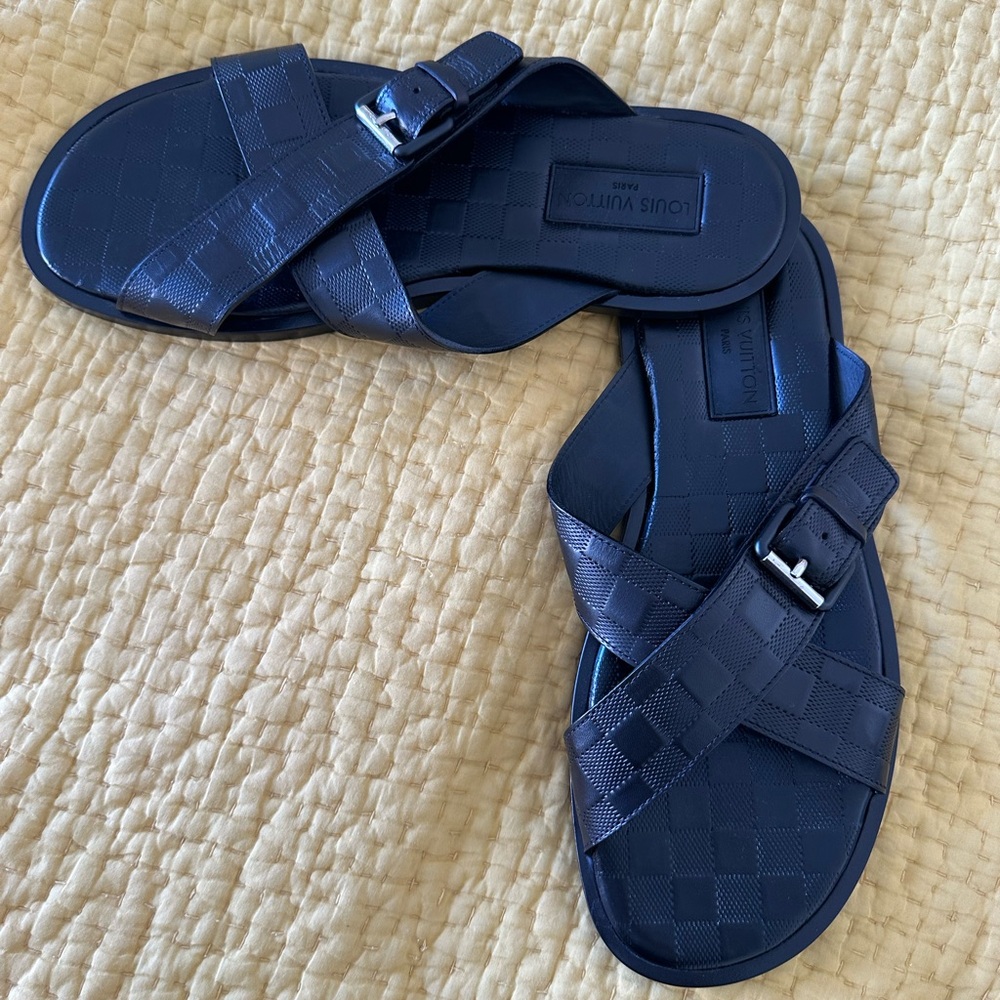 Louis Vuitton Black Sandals